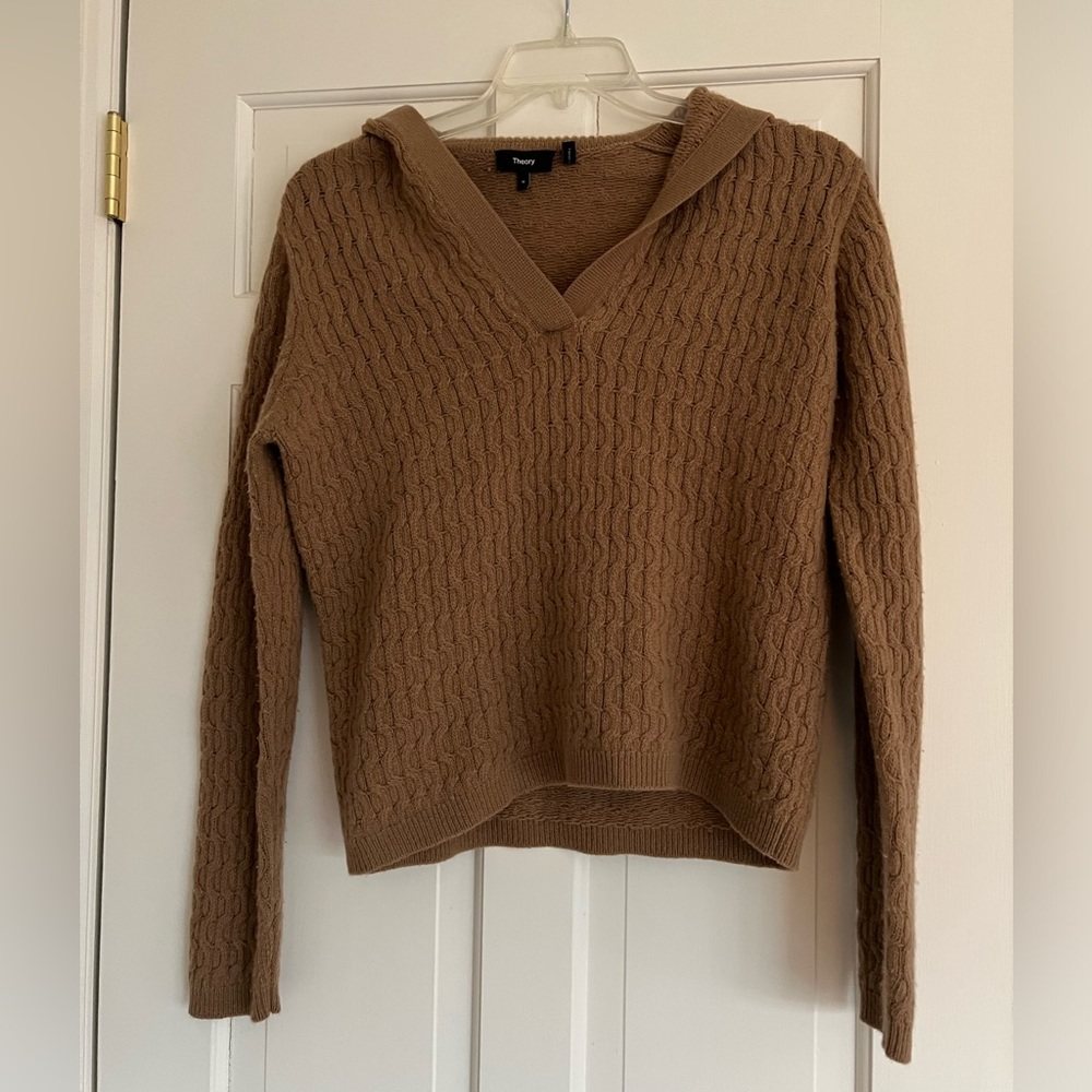 Wool Cashmere Cable Knit Sweater